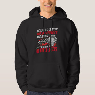 Drag Boat for Drag Boat Driver and Speedboat Racin Hoodie