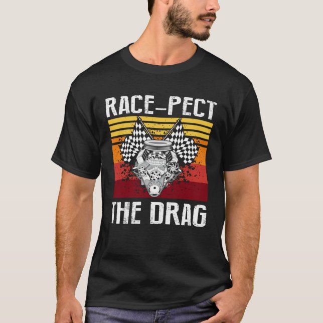 Drag Boat for Drag Boat Driver and Speedboat Racin T-Shirt (Front)