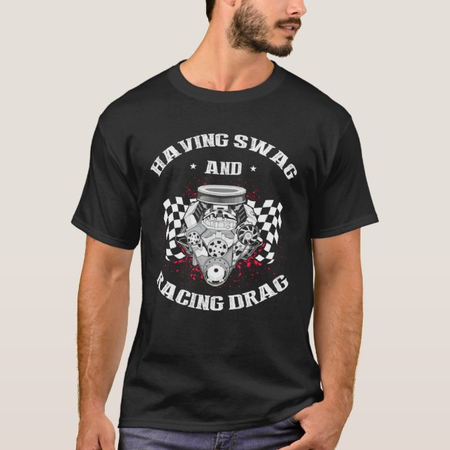 Drag Boat Racer for Drag Boat Race and Drag Boat   T-Shirt (Front)