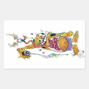 Drag Daddy presents Gear Grinder 9000 Rectangular Sticker