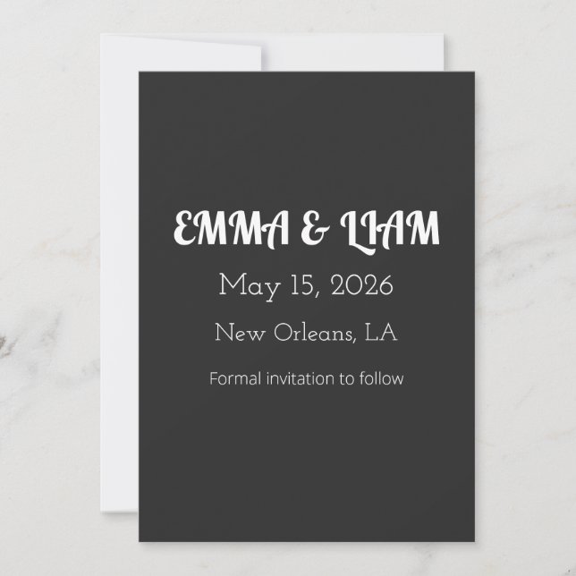 Drag & Drop Create Customised Celebration Invites (Front)