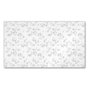 Drag & Drop Custom Image Here Magnetic Business Card