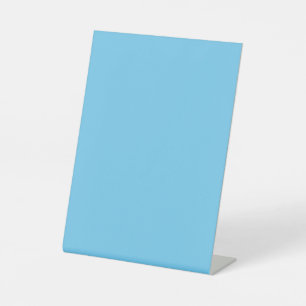 Drag & Drop Custom Image Here Pedestal Sign