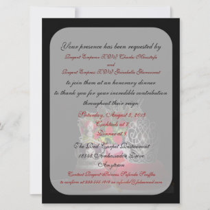 Drag Emperor and Empress Honorary Dinner Invites