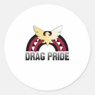 Drag Pride Classic Round Sticker