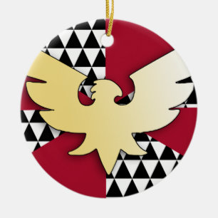 Drag Pride Flag Ceramic Tree Decoration
