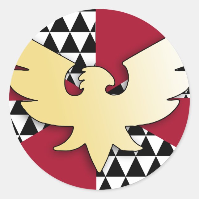 Drag Pride Flag Classic Round Sticker (Front)