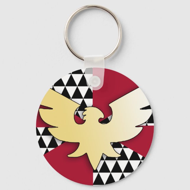 Drag Pride Flag Key Ring (Front)