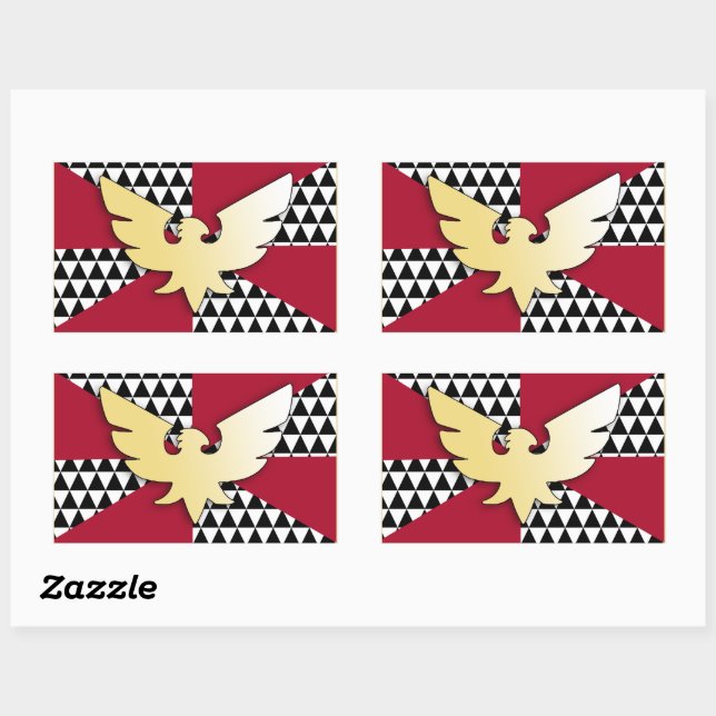 Drag Pride Flag Rectangular Sticker (Sheet)