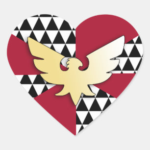 DRAG PRIDE HEART STICKER