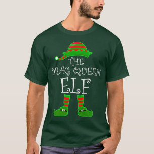 Drag Queen Elf Gay LGBT Pride Gift Gay Christmas T-Shirt