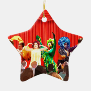 Drag Queens Ceramic Tree Decoration