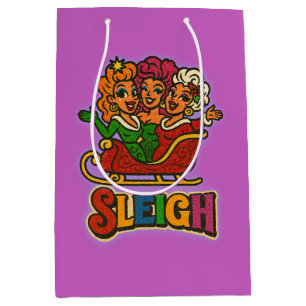 Drag Queens Sleigh Christmas Medium Gift Bag