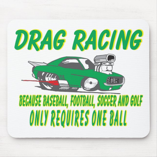 drag racing 1 mouse mat (Front)