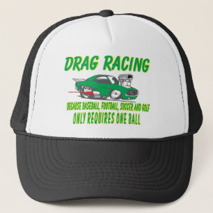 drag racing 1 trucker hat