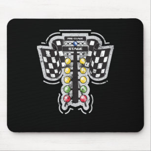Drag Racing Christmas Tree Lights Drag Racing T Sh Mouse Mat