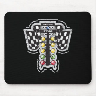 Drag Racing Christmas Tree Lights Drag Racing T Sh Mouse Mat