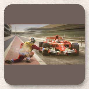 Drag Racing coasters. Set of six. Coaster