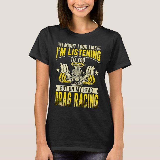 Drag Racing Fan Big Blocks T-Shirt (Front)
