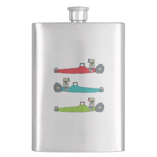 Drag Racing Hip Flask