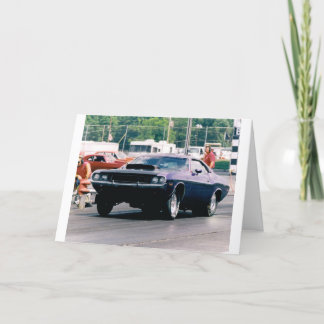 Drag Racing Holiday Card