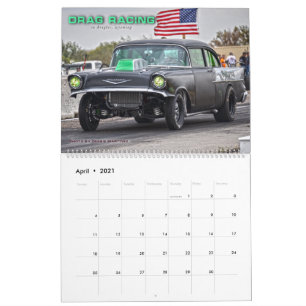 Drag Racing in Douglas, Wyoming Calendar
