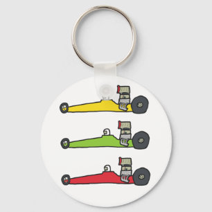 Drag Racing Key Ring
