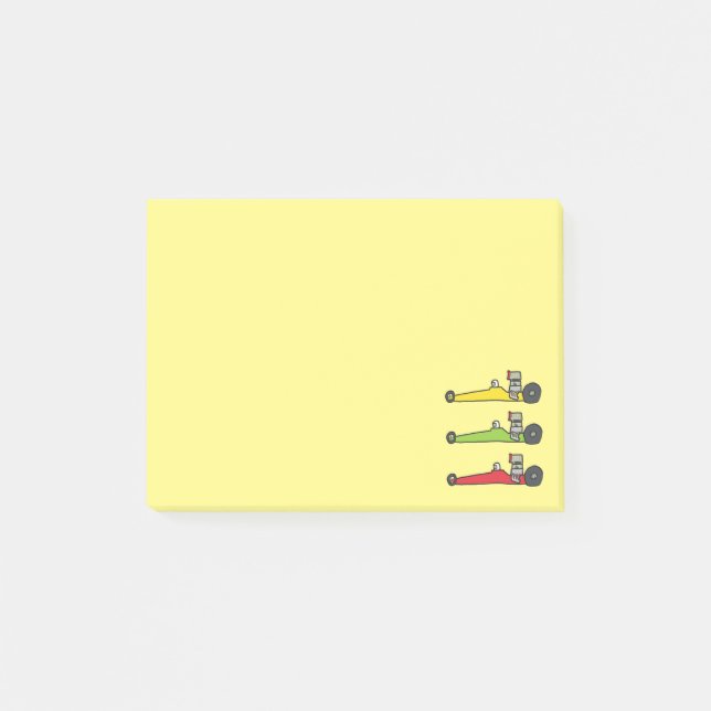 Drag Racing Post-it Notes (Front)