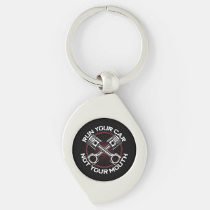 Drag Racing Race Car Vintage Run Your Car Not Your Key Ring