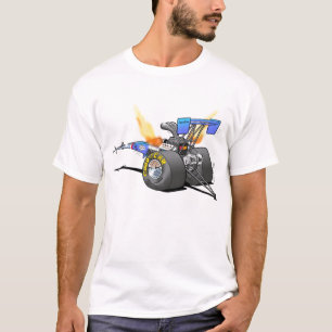 Drag Racing Top Fuel Dragster Caricature