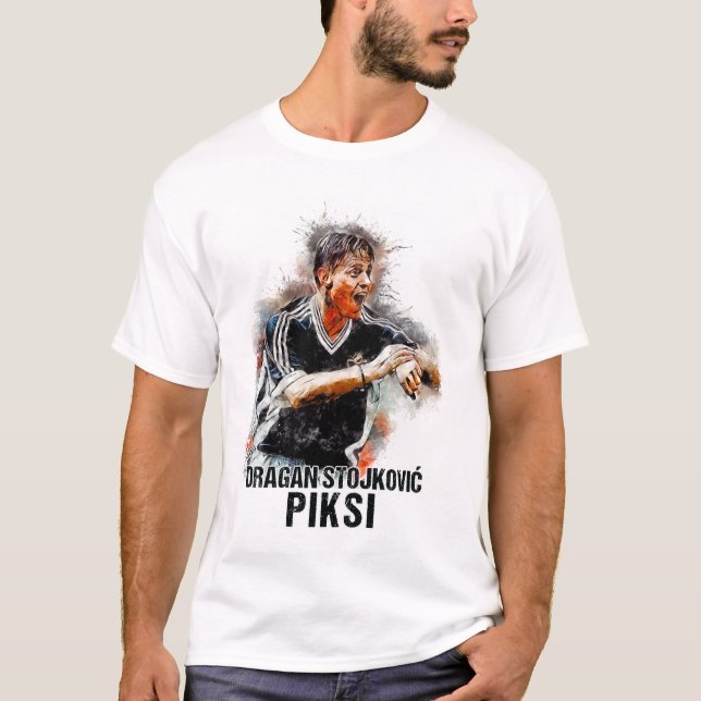 Dragan Stojkovic PIKSI A Tribute to the LEGEND T-Shirt (Front)