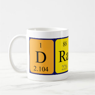 Dragana periodic table name mug
