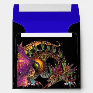 DRAGO ,black blue pink violet Envelope