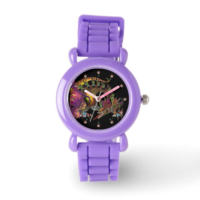 DRAGO / FANTASY DRAGON IN GOLD AND BLACK WATCH (Front)