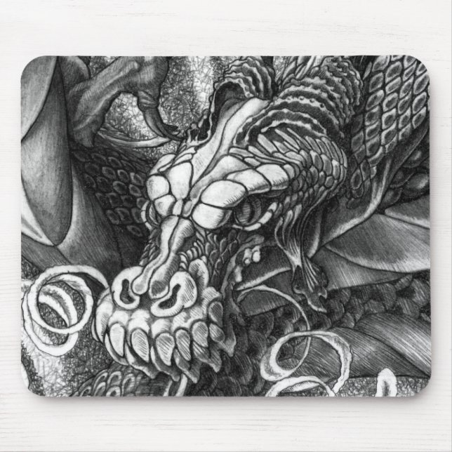 dragon03mousepads150ppi9.25''_7 mouse mat (Front)