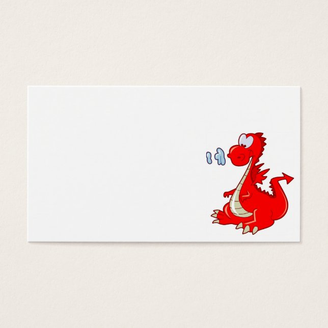 dragon302  RED CARTOON DRAGON CUTE HAPPY KIDS GRAP (Front)