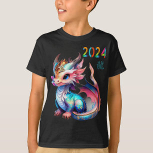 Dragon 2024 Year Of The Dragon Happy Lunar New Yea T-Shirt