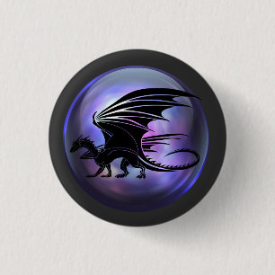 Dragon 3 Cm Round Badge