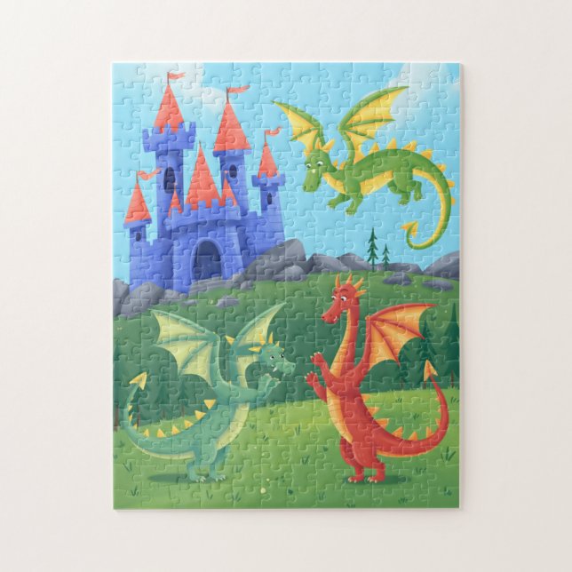 Dragon Adventures Jigsaw Puzzle (Vertical)