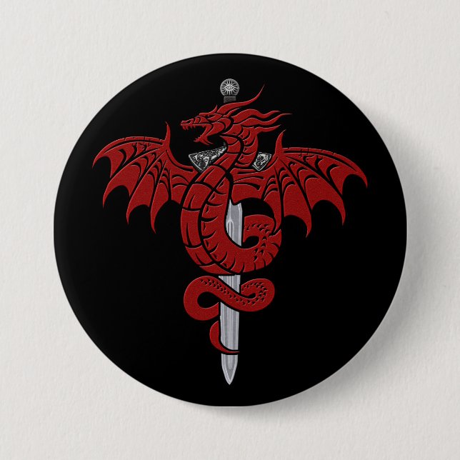 Dragon Age - Dragon Sword Pin (Front)
