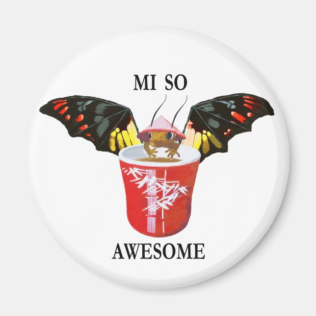 Dragon and Chinese Cup Magnet (Front)