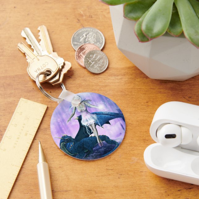 Dragon And Fairy Key Ring (Desk)