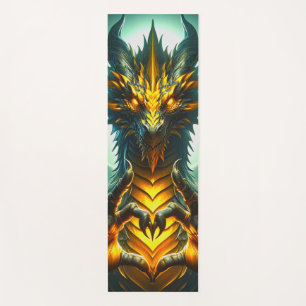 Dragon and Heart Hands Yoga Mat