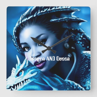 Dragon and His Rider- Wall Clock