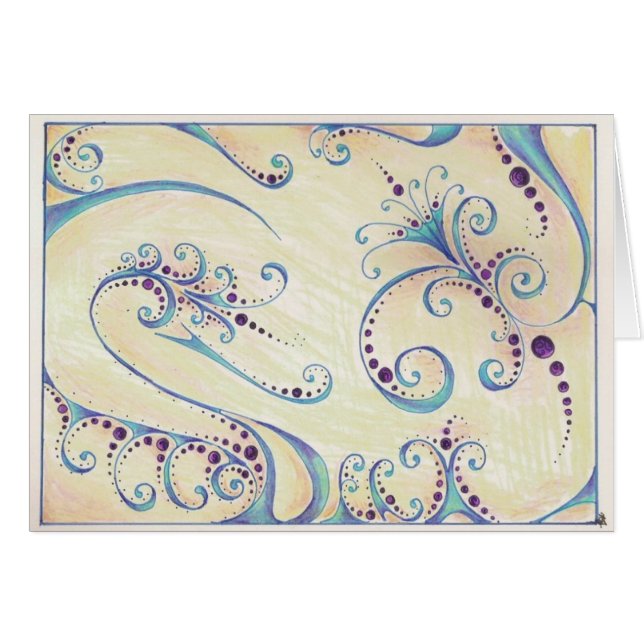 Dragon and Lilly Card (Front Horizontal)