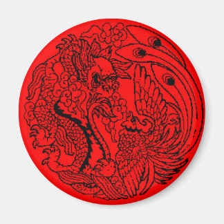 Dragon and Phoenix Magnet