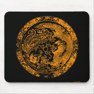 Dragon and Phoenix Mousepad