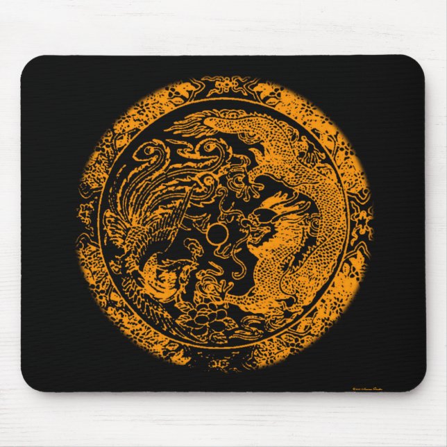 Dragon and Phoenix Mousepad (Front)