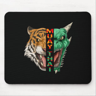 Dragon And Tiger Head - Muay Thai And Kickboxing G Mouse Mat
