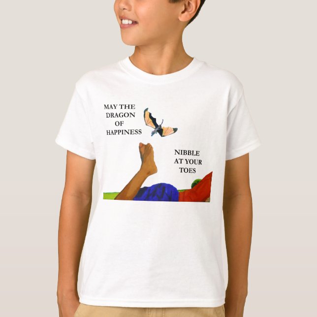 Dragon and Toes T-Shirt (Front)